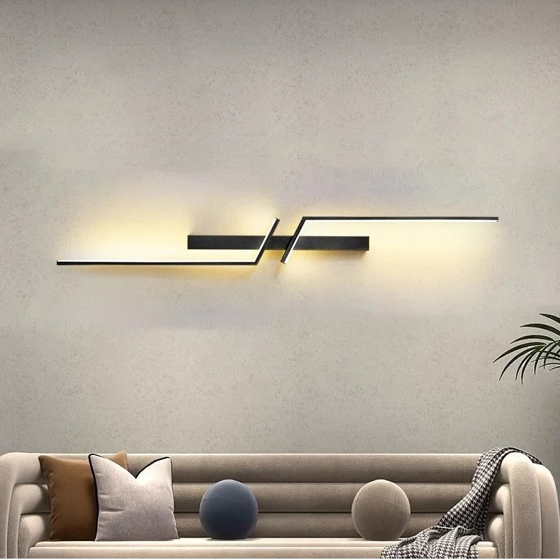 Modern LED Wall Lamp – Minimalist 13W-18W Strip Light for Bedroom & Living Room, Sleek Wall Sconce for Home Indoor Lighting
