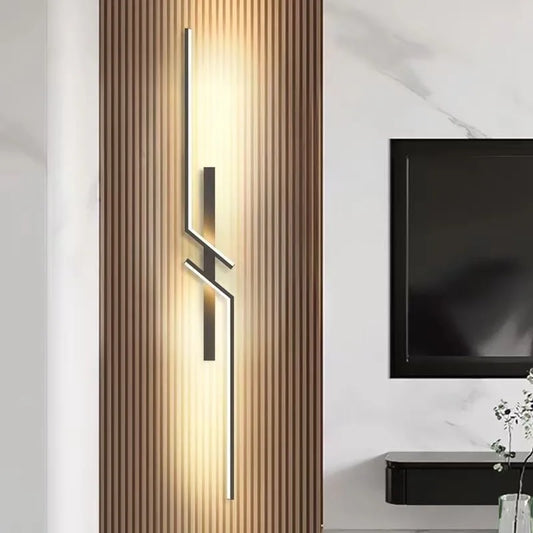 Modern LED Wall Lamp – Minimalist 13W-18W Strip Light for Bedroom & Living Room, Sleek Wall Sconce for Home Indoor Lighting